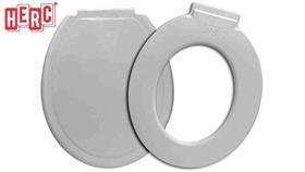 Assento Sanitário Herc Envolvente Ideale Cinza Claro