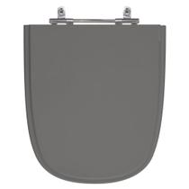 Assento Sanitário Ibiza Amber (Cinza Escuro) Tampa para Vaso Incepa de Madeira Laqueada - SB