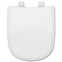 Assento Sanitário Icasa Etna Convencional Branco Tampa Vaso Quadrado Anatômico Polipropileno Resistente Compatível Sabatini, Deca Vogue Plus, Paris
