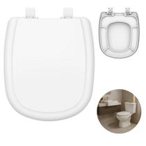 Assento Sanitário Icasa Sabatini Retire e Limpe Polipropileno Anatômico Compatível Ideal Standard Paris Tupan