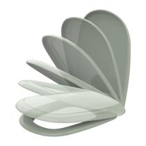 Assento Sanitário Icasa Sabatini Soft Close Cinza Tampa de Vaso com Amortecedor em Polipropileno Tupan