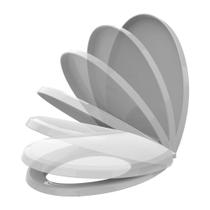 Assento Sanitário Ideal Standard Carina Soft Close Cinza Oval Tampa de Vaso Anatômico Polipropileno Compatível Deca, Celite, Icasa, Incepa, Roca Assento Sanitário Ideal Standard Carina Soft Close Cinza Oval Tampa de Vaso Anatômico Polipropileno Compatível Deca, Celite, Icasa, Incepa, Roca