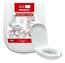 Assento Sanitário Idoso Elevado 7,5cm Retangular Aspen Vaso Deca 1.6gpf 6.0lpf