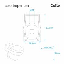 Assento Sanitário Imperium Branco Para Louça Celite