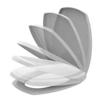 Assento Sanitário Incepa Thema Cinza Soft Close Amortecedor Polipropileno Tupan Compatível Com Mondialle Hawai e Santa Marina Valentina Assento Sanitário Incepa Thema Cinza Soft Close Amortecedor Polipropileno Tupan Compatível Com Mondialle Hawai e Santa Marina Valentina