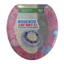 Assento Sanitário Infantil Decorado Princesa Espuma Redutor para Vaso Sanitário Oval