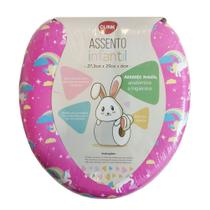 Assento Sanitario Infantil Decorado Unicornio