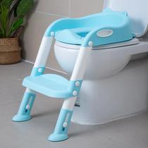 Assento Sanitário Infantil Dobrável EGREE - Azul e Branco Assento Sanitário Infantil Dobrável EGREE - Azul e Branco