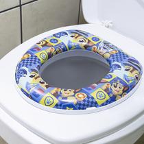 Assento Sanitário Infantil Patrulha Canina Redutor Didático para Crianças Desfralde Confortável Auxiliar