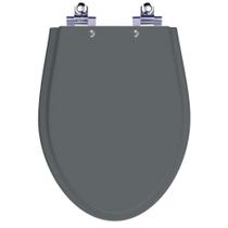 Assento Sanitário Laqueado Soft Close Absolute Cinza Quartzo (Cinza Escuro) para vaso Ideal Standard Assento Sanitário Laqueado Soft Close Absolute Cinza Quartzo (Cinza Escuro) para vaso Ideal Standard