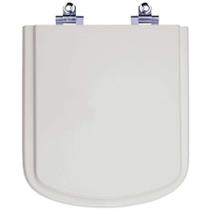 Assento Sanitário Laqueado Soft Close Bali Cinza Platina (Cinza Claro) para vaso Incepa Assento Sanitário Laqueado Soft Close Bali Cinza Platina (Cinza Claro) para vaso Incepa