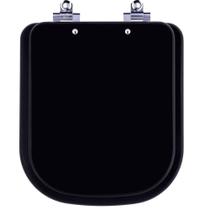 Assento Sanitário Laqueado Soft Close Debba Matte Black para vaso Roca Assento Sanitário Laqueado Soft Close Debba Matte Black para vaso Roca