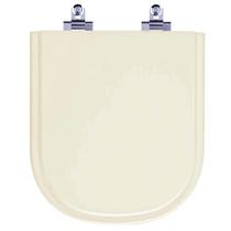 Assento Sanitário Laqueado Soft Close Square Bege Claro para vaso Lorenzetti