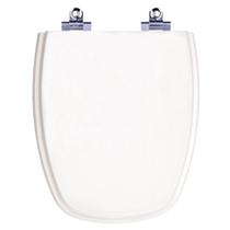 Assento Sanitário Laqueado Soft Close Turim Branco para vaso Eternit