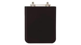 Assento Sanitário Laqueado Square Preto Incepa 6x40x50 cm