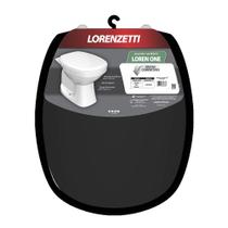 Assento Sanitario Lorenzetti PP Lorenone - Preto 7150109