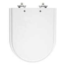 Assento Sanitário Luna Branco Tampa para Vaso Icasa de Madeira Laqueada Assento Sanitário Luna Branco Tampa para Vaso Icasa de Madeira Laqueada