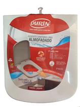 Assento Sanitário Luxo Lírio Almofadado Branco Durin 10828