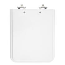 Assento Sanitário Malva Branco Tampa para Vaso Mari de Madeira Laqueada