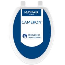 Assento sanitário Mayfair 1841EC 000 Cameron de madeira esmaltada branca Assento sanitário Mayfair 1841EC 000 Cameron de madeira esmaltada branca
