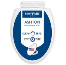 Assento sanitário Mayfair Ashton Slow Close Wood Alongado Branco Assento sanitário Mayfair Ashton Slow Close Wood Alongado Branco