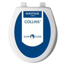 Assento sanitário Mayfair Collins Slow Close de plástico durável Assento sanitário Mayfair Collins Slow Close de plástico durável