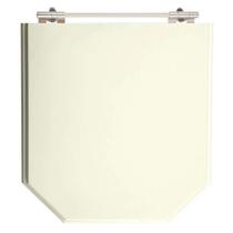 Assento sanitário mdf atrium biscuit para bacia incepa - sicmol