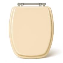 Assento Sanitário MDF Sicmol Pergamon Compatível Celite Stylus e Primula Fiori, Acabamento Brilhante