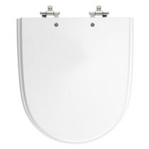 Assento Sanitário Mondiale Branco Tampa para Vaso Celite em Madeira Laqueada