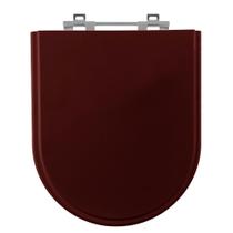 Assento Sanitário Nexo Mogno Tampa para Vaso Roca de Madeira Laqueada