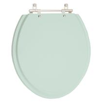 Assento Sanitário Oval Água Marinha Para Vaso Celite
