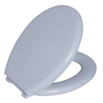 Assento sanitário oval almofadado branco