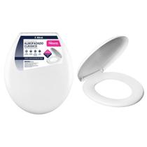 Assento Sanitario OVAL Almofadado Branco Primafer - ATLAS