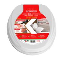 Assento Sanitário Oval Almofadado Elevado 7,5cm Azálea Para Vaso Celite 1.6gpf 6.0lpf