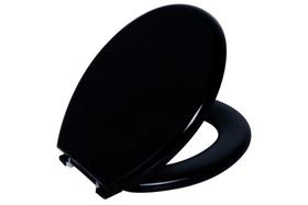 Assento Sanitário Oval Almofadado Preto Assento Sanitário Oval Almofadado Preto
