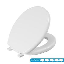 Assento Sanitário Oval Almofadado Reforçado Almofadão Astra Branco