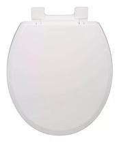 Assento Sanitário Oval Branco Fechamento Suave Soft Close para Vaso Lorenway Lorenzetti 1.6gpf 6.0lpf