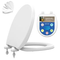 Assento Sanitário Oval Fiori PP Soft Close Branco