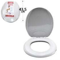 Assento Sanitario Oval Light Cinza Mebuki