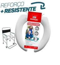 Assento Sanitário Oval Para Cadeira de Banho - ABERTO - MEBUKI Assento Sanitário Oval Para Cadeira de Banho - ABERTO - MEBUKI