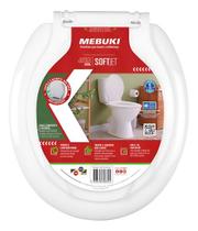 Assento Sanitário Oval Rígido Soft Jet Mebuki Branca Branco Assento Sanitário Oval Rígido Soft Jet Mebuki Branca Branco