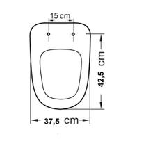 Assento Sanitario Oval Soft Branco