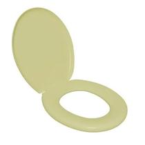 Assento Sanitário Oval Universal Almofadado Bege Astra Assento Sanitário Oval Universal Almofadado Bege Astra