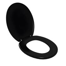 Assento Sanitário Oval Universal Almofadado Slim Preto Astra Assento Sanitário Oval Universal Almofadado Slim Preto Astra
