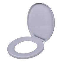 Assento Sanitário Oval Universal Cinza Amanco