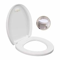 Assento Sanitário Oval Universal Fechamento Suave Atlas