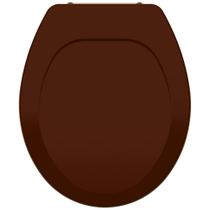 Assento Sanitário Oval Universal Marrom Caramelo Polipropileno Convencional Tupan Assento Sanitário Oval Universal Marrom Caramelo Polipropileno Convencional Tupan