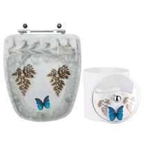 Assento Sanitário P/ Louças Monte Carlo E Lixeira Decorados