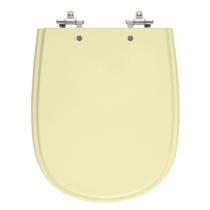 Assento Sanitário Paris Bone (Bege Claro) Tampa para Vaso Ideal Standard Madeira Laqueada