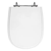 Assento Sanitário Paris Branco Neve Tampa para Vaso Ideal de Madeira Laqueada - SB